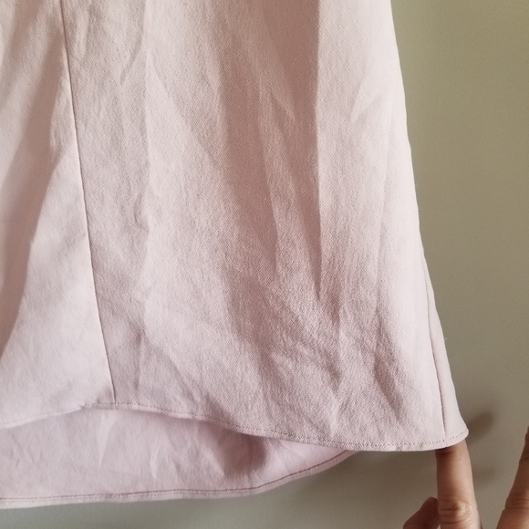 TIBI Wrap Neckline Cut Out Sleeveless Top Rose Pink Size 12 - Picture 6 of 10